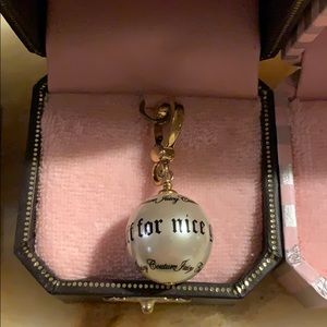 Juicy couture charm
